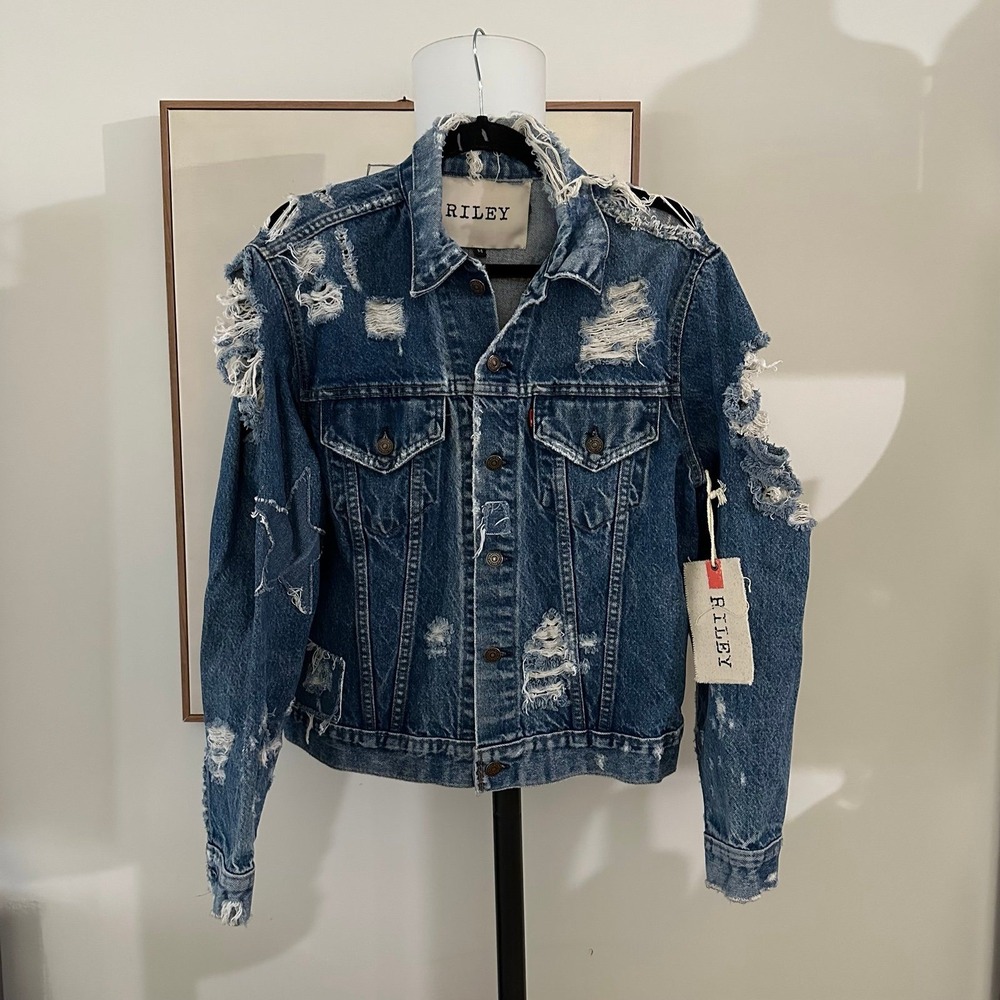 NWT Riley Denim‎ jacket M